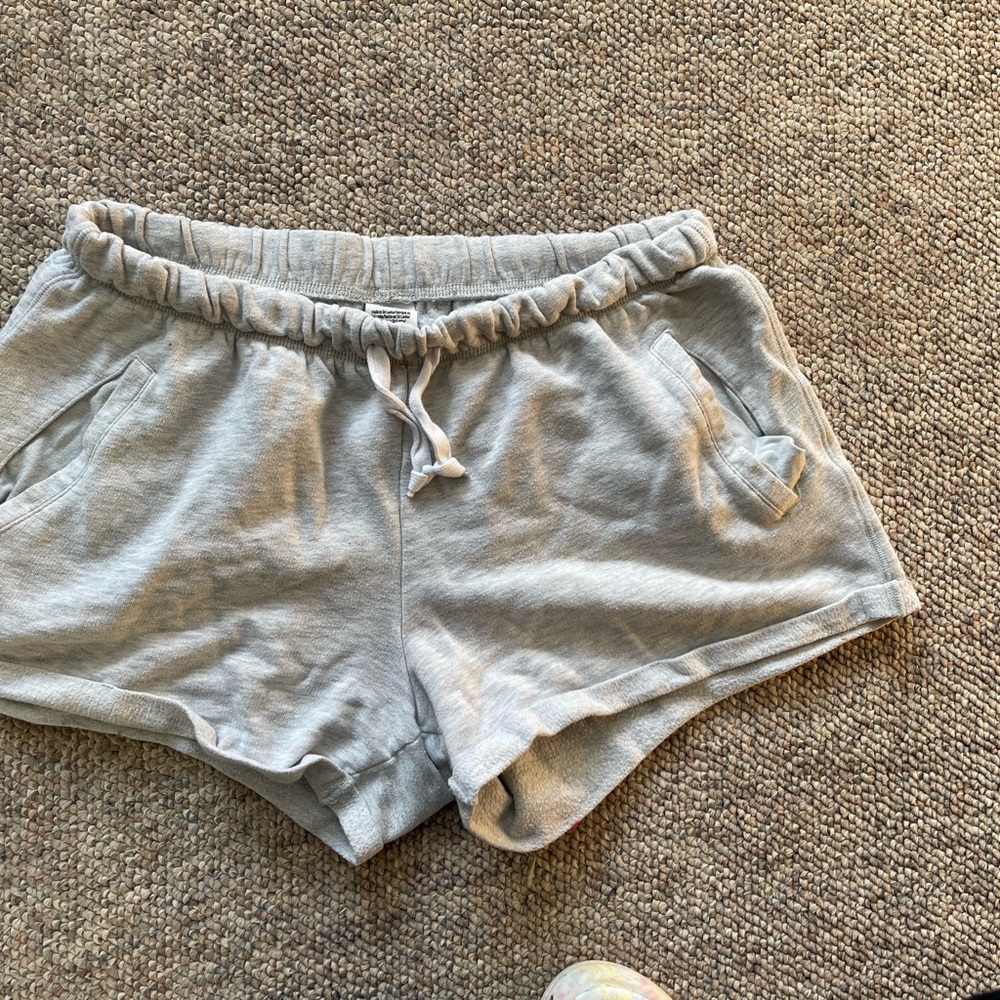 PINK Victoria's Secret Light Gray Athletic Shorts